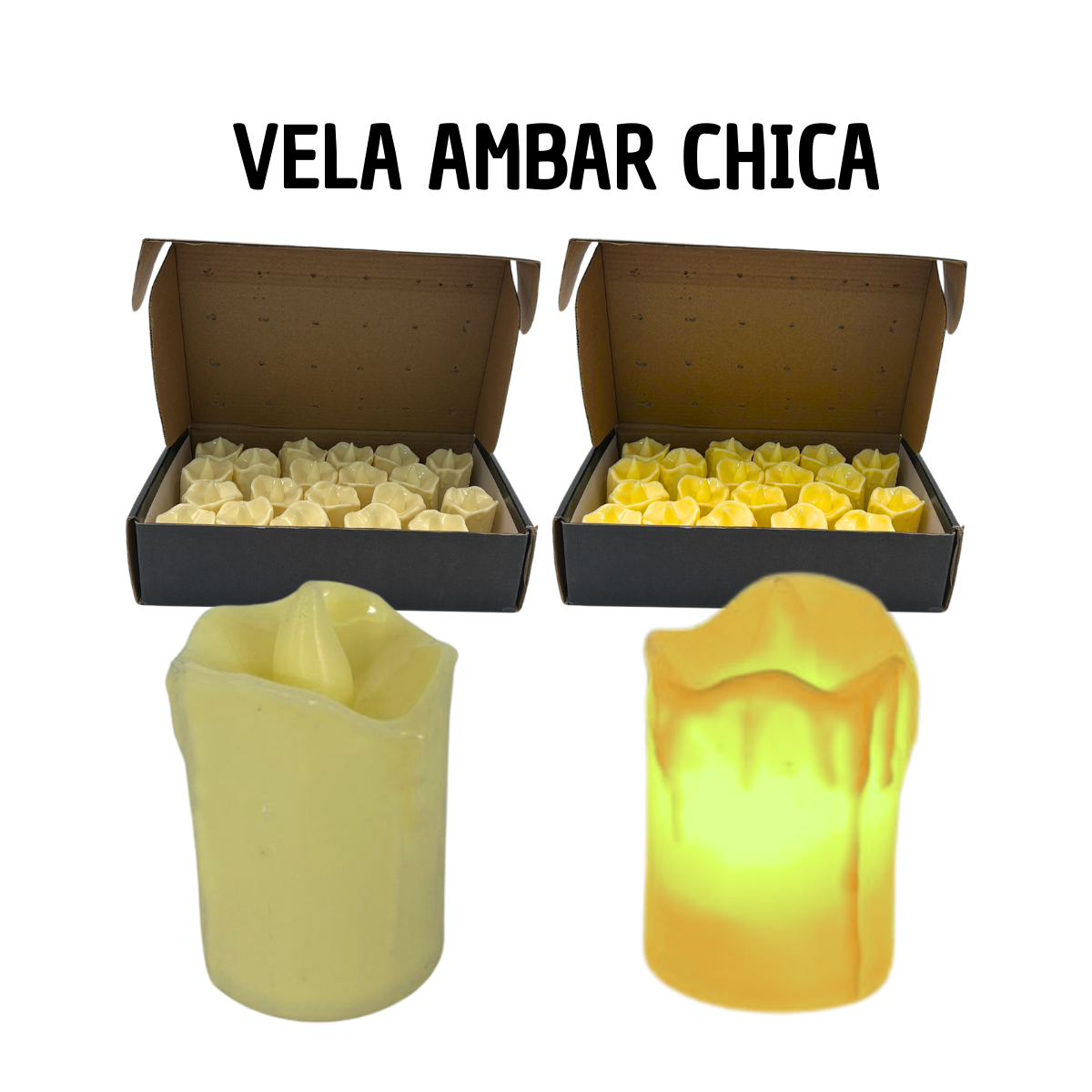 Vela Ámbar Decorativa - Ambiente Místico