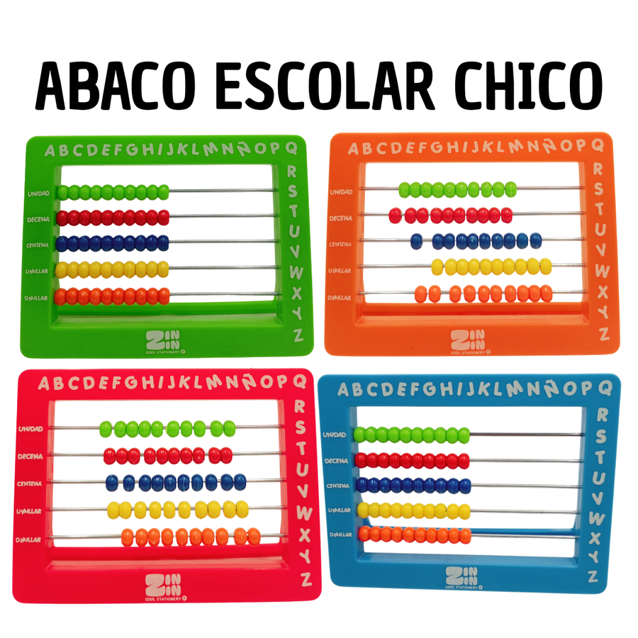 Ábaco Escolar Pequeño - Aprendizaje de Matemáticas