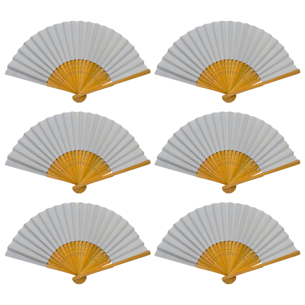 Abanico de Tela Plegable - Accesorio Verano y Fiestas