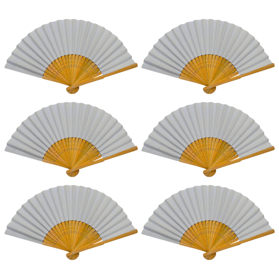 Abanico de Tela Plegable - Accesorio Verano y Fiestas