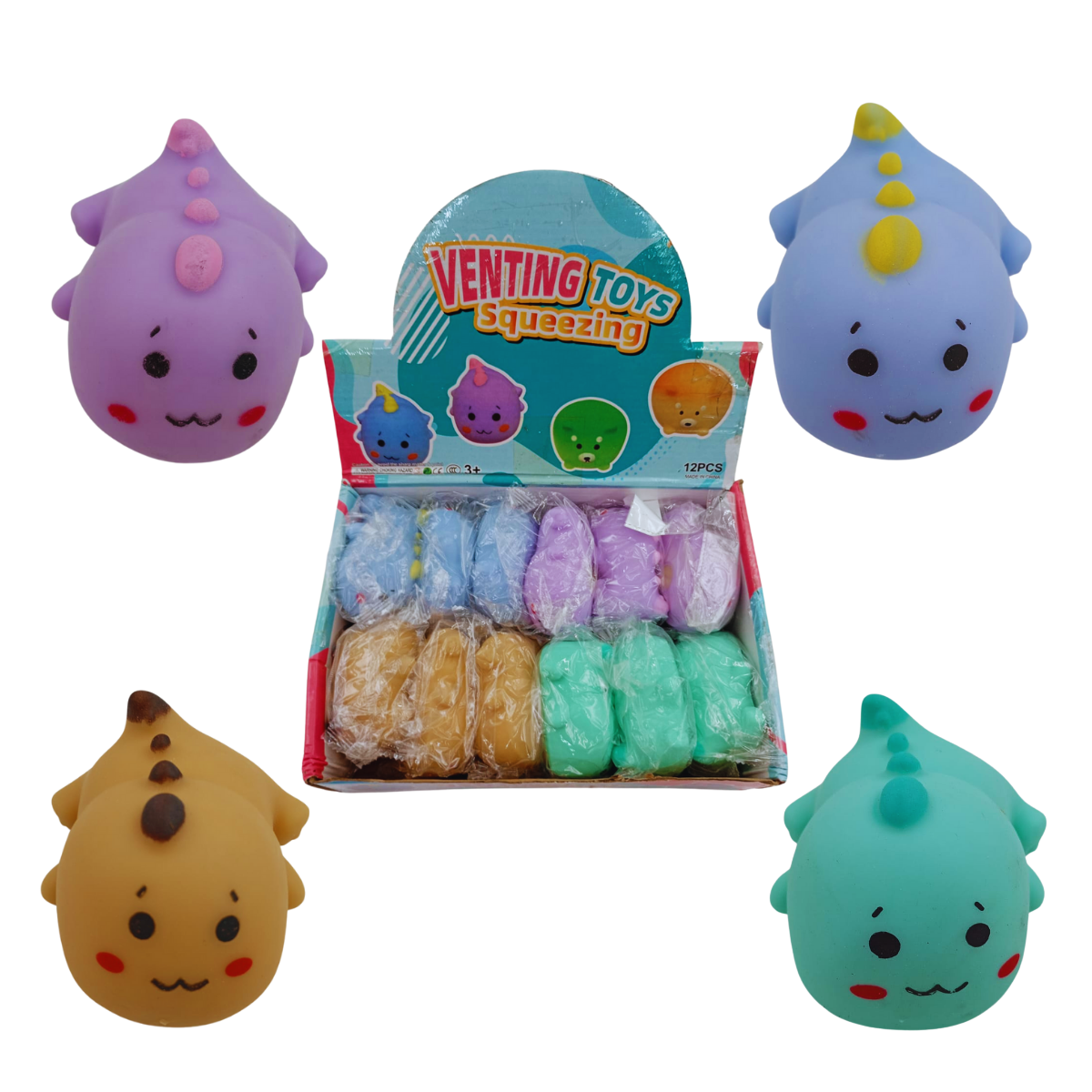 Squishy Dinosaurios - Juguete Antiestrés Kawaii