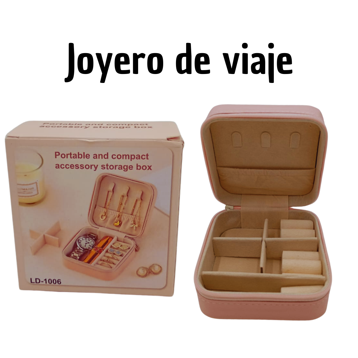 Joyero de Viaje Compacto - Organización Elegante