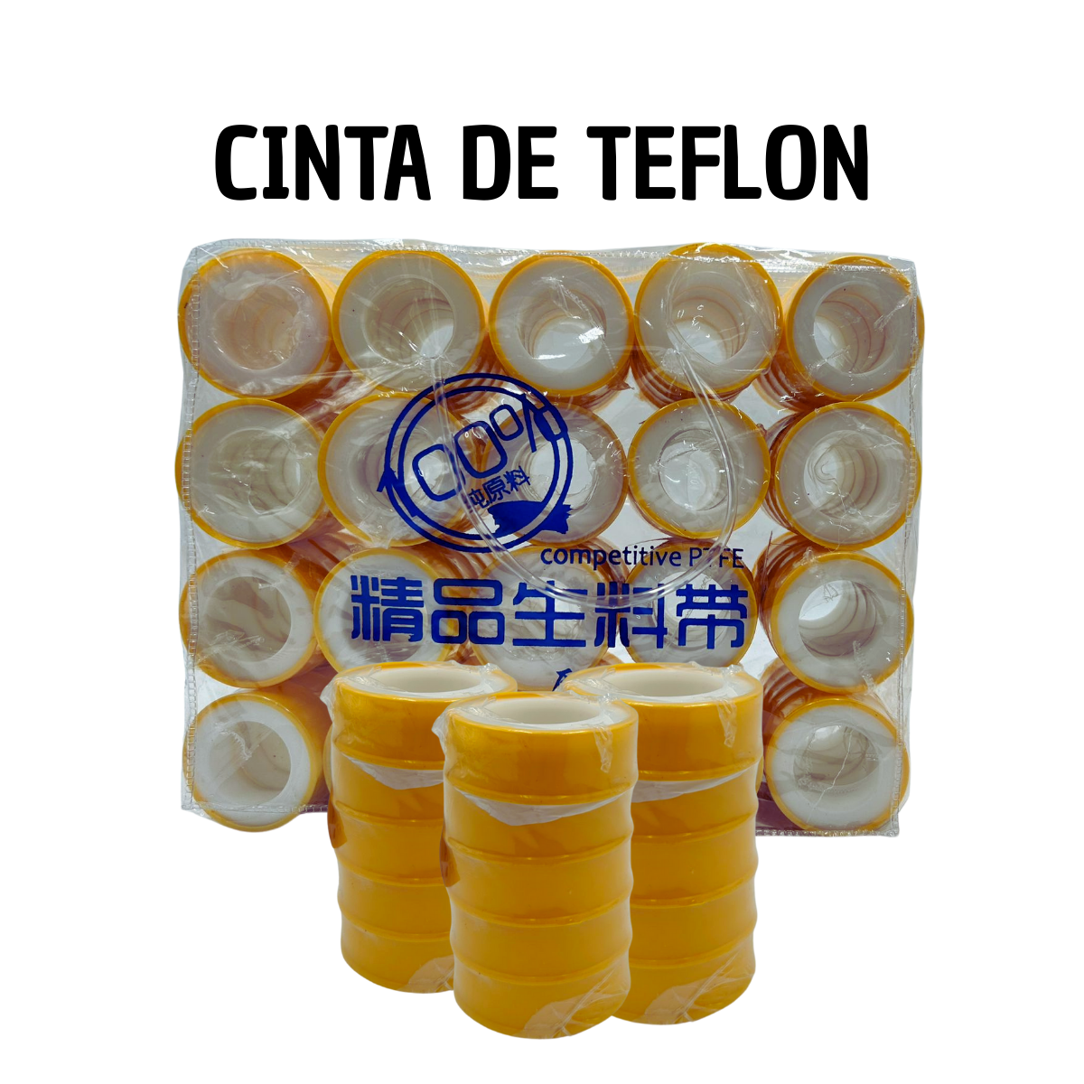 Cinta Teflón Sellado de Tuberías - Fontanería Profesional