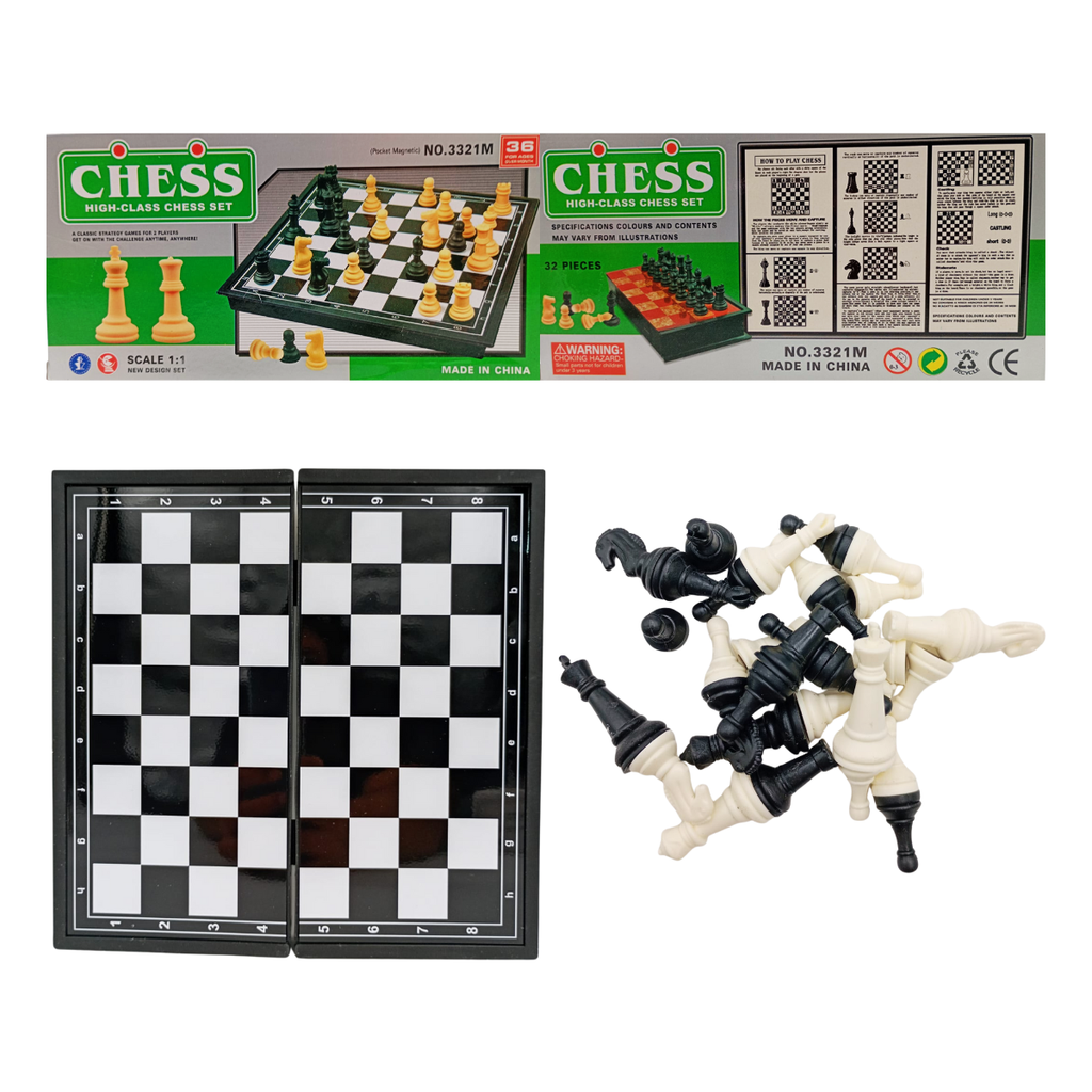 Ajedrez Magnético Portátil - Juego de Estrategia