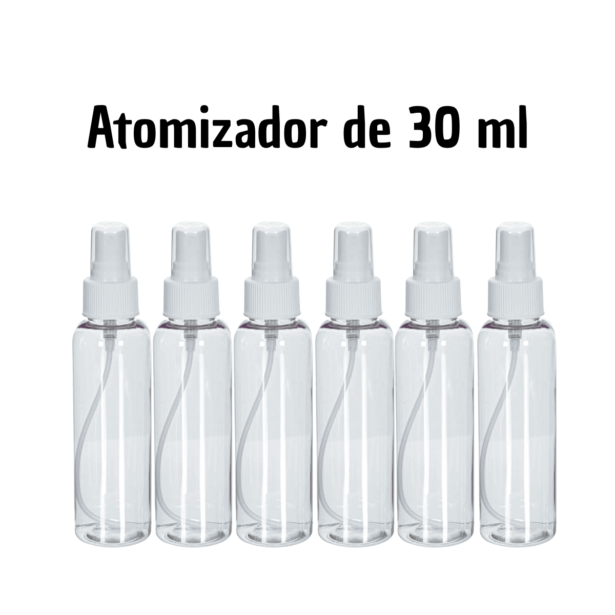 Atomizador 30ml Transparente - Viaje y Cosmética