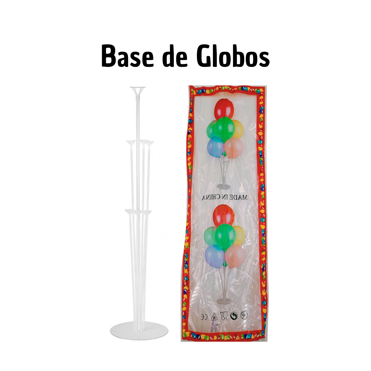 Base para Globos con Varilla - Decoración de Mesa