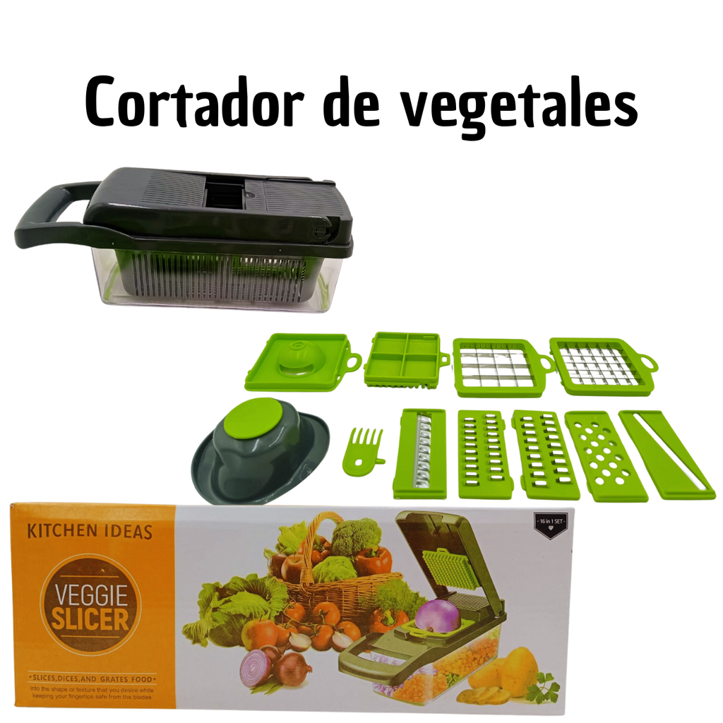 Set Cortador de Vegetales 13 Piezas - Cocina Profesional