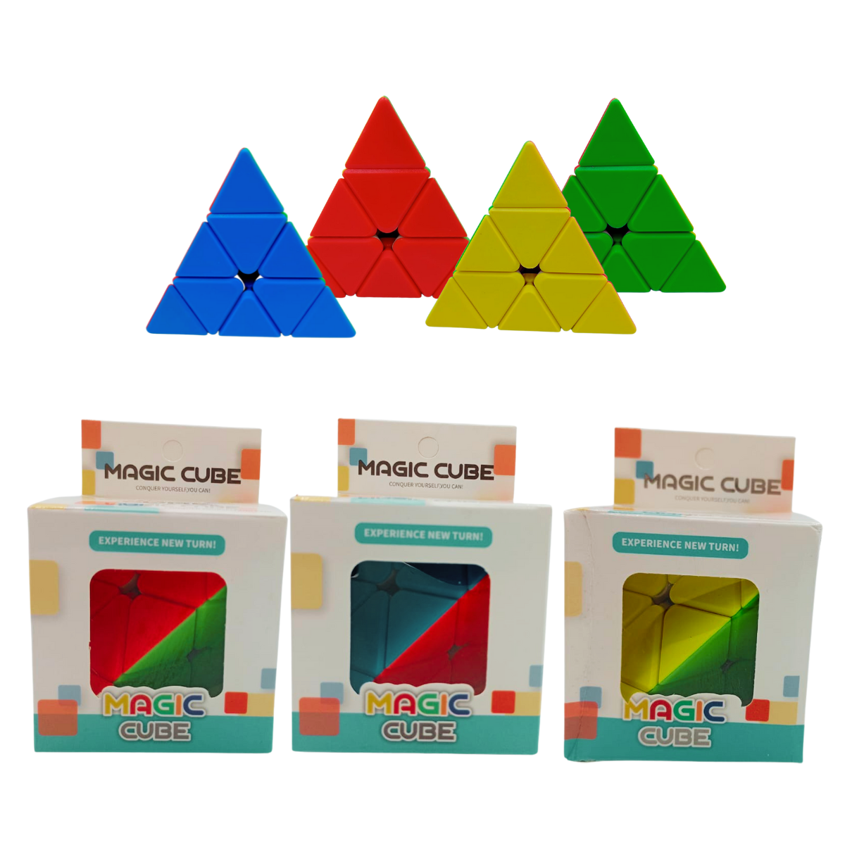 Cubo Rubik Triangular Pyraminx - Rompecabezas 3D
