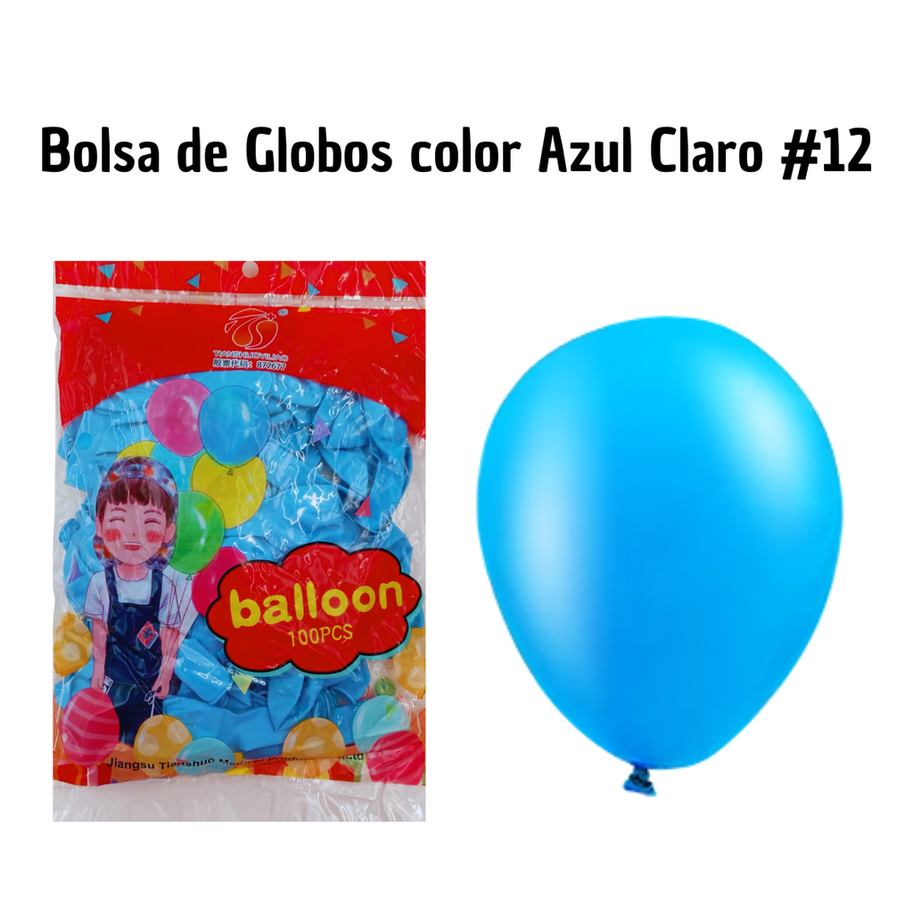 Globo Azul Claro