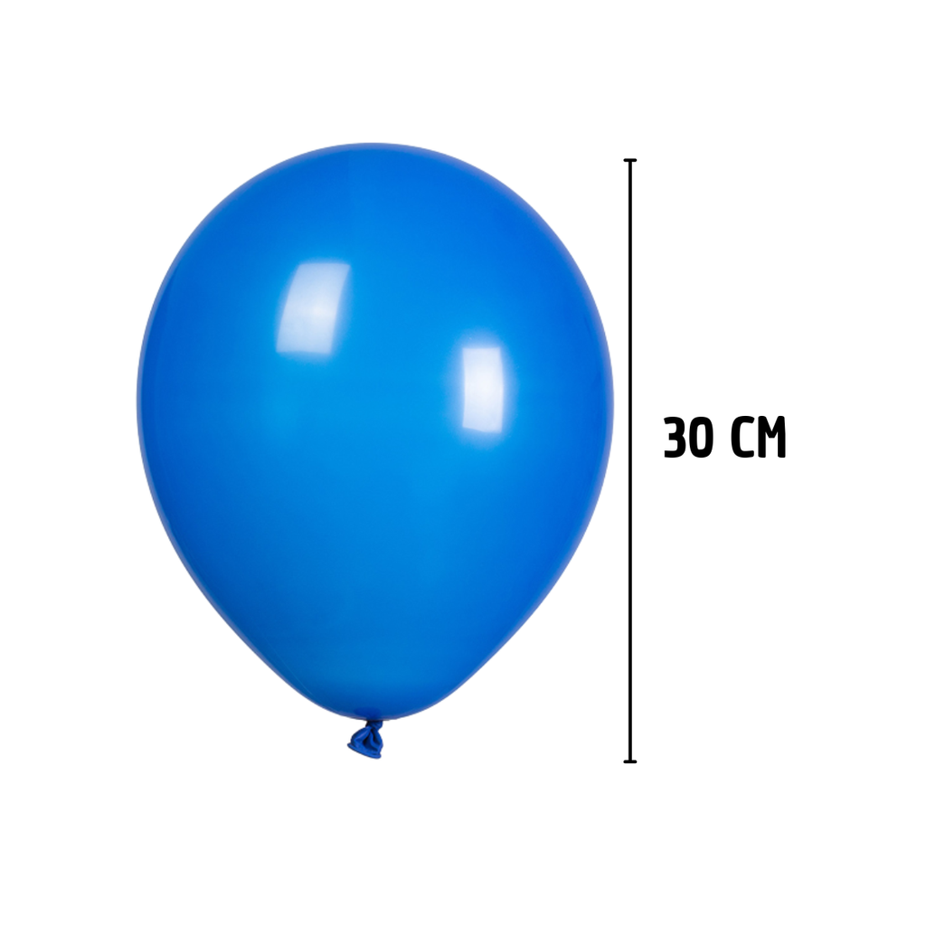 Globos Látex Azul Rey - Decoración de Fiestas