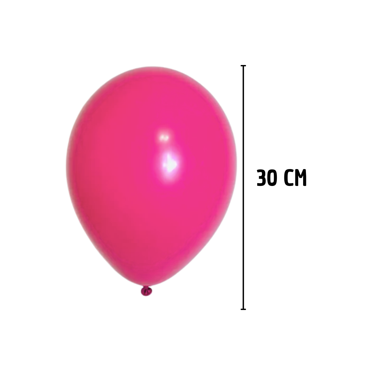 Globos Látex Rosa Fucsia - Fiesta Vibrante