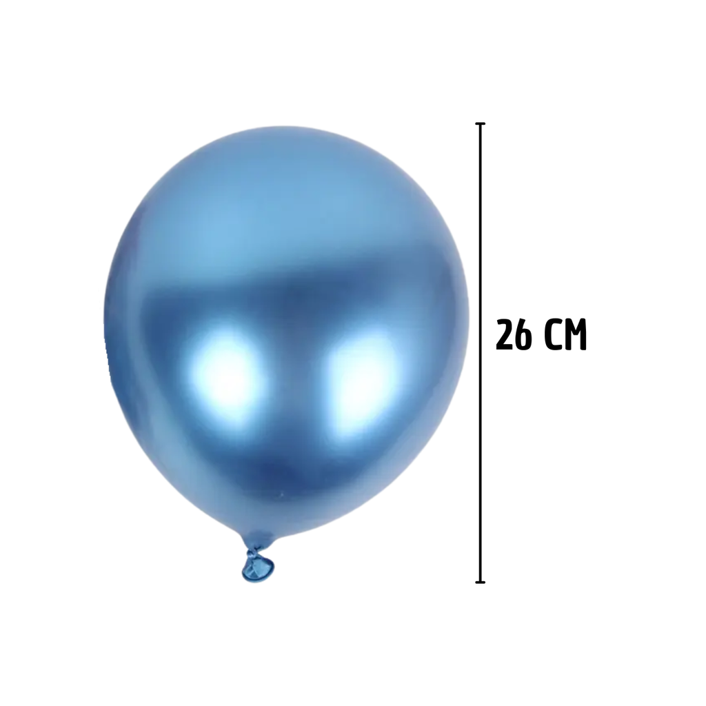 Globo Latex Cromado