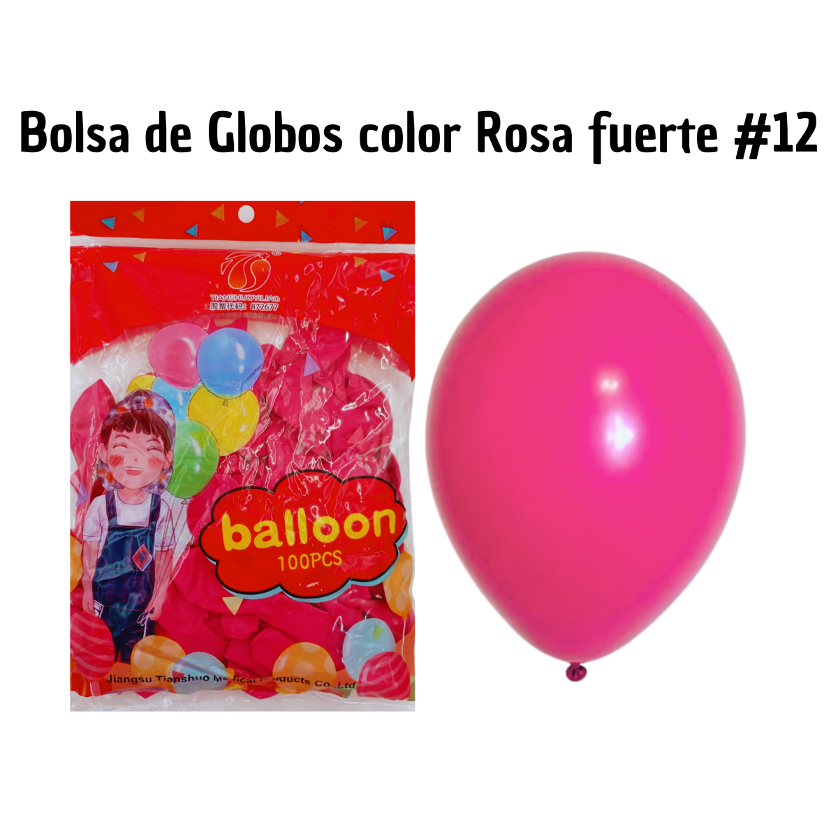 Globo Rosa Fuerte