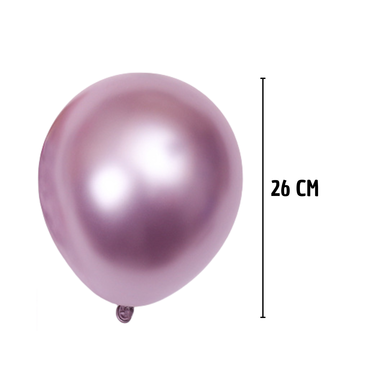 Globo Rosita Cromado
