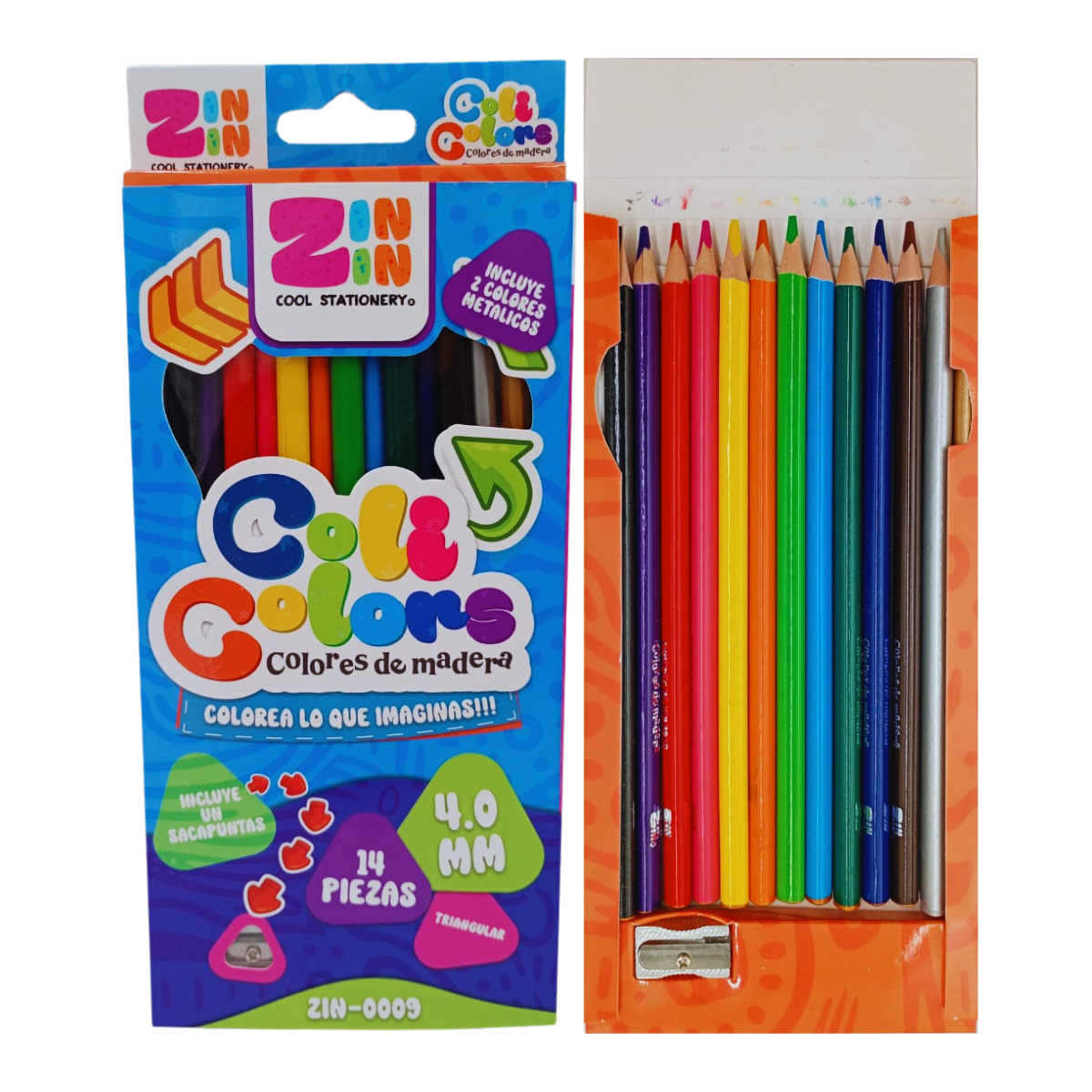 Lápices de Colores 12 Piezas - Arte Escolar