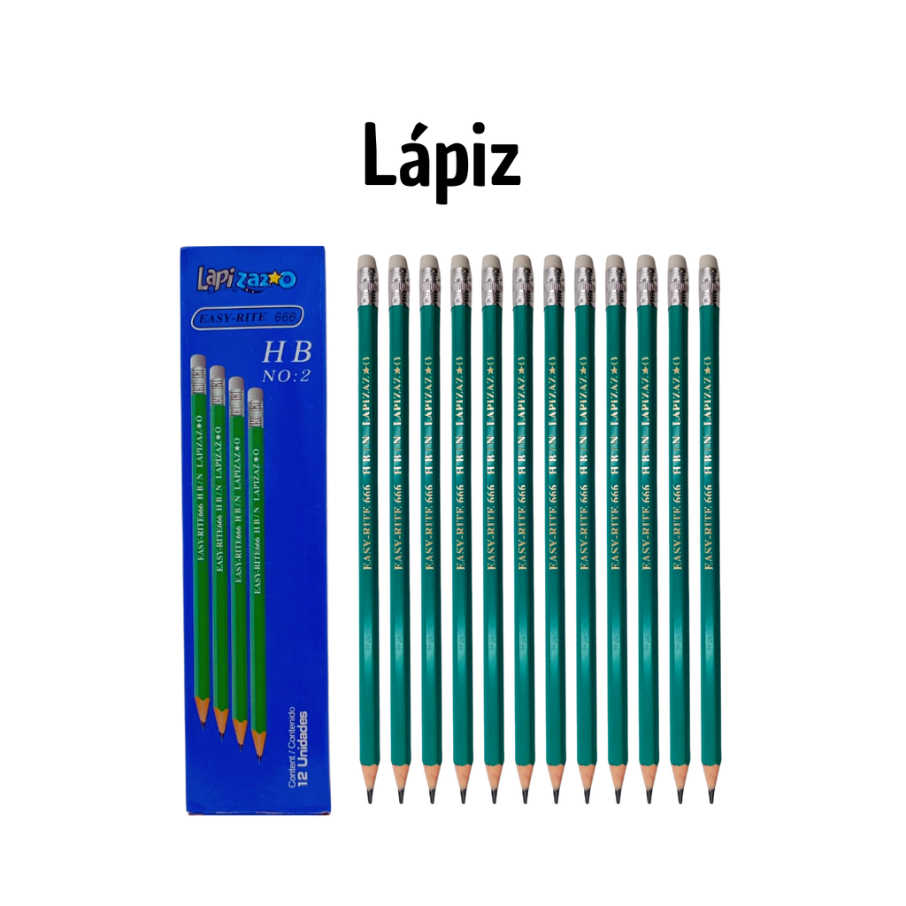 Lápiz de Grafito No.2 - Escritura Escolar