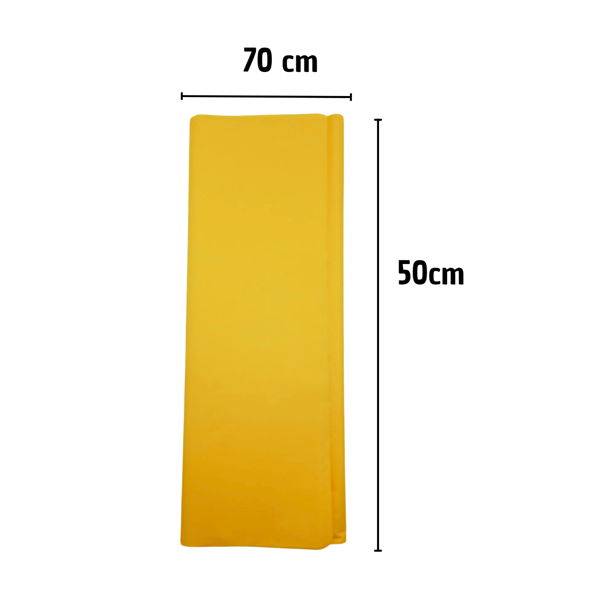 Papel China Amarillo 10 Pliegos - Manualidades