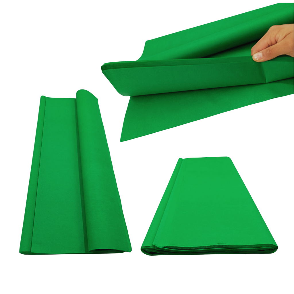 Papel China Verde Bandera 10 Pliegos - Fiestas Patrias