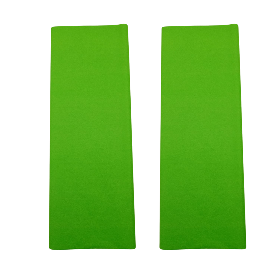 Papel China Verde 10 Pliegos - Naturaleza Creativa