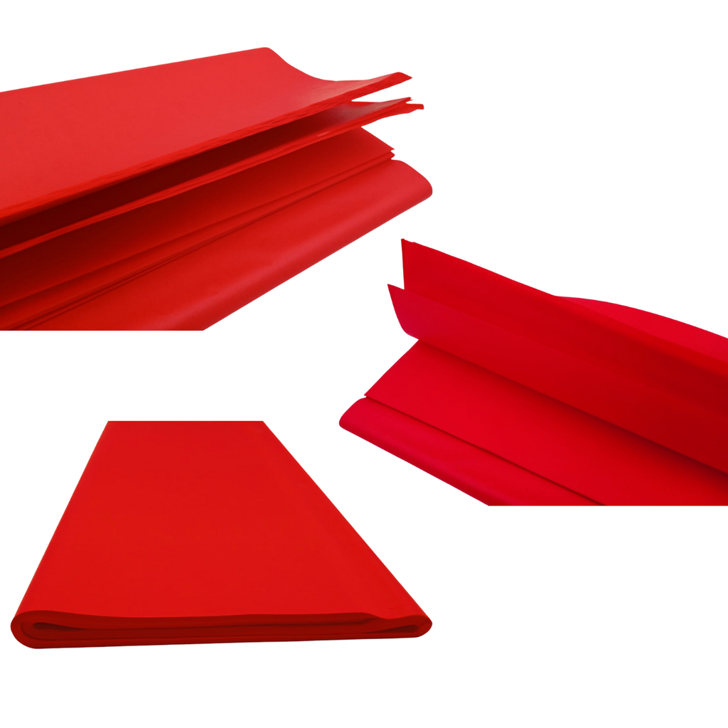 Papel China Rojo 10 Pliegos - Festividades