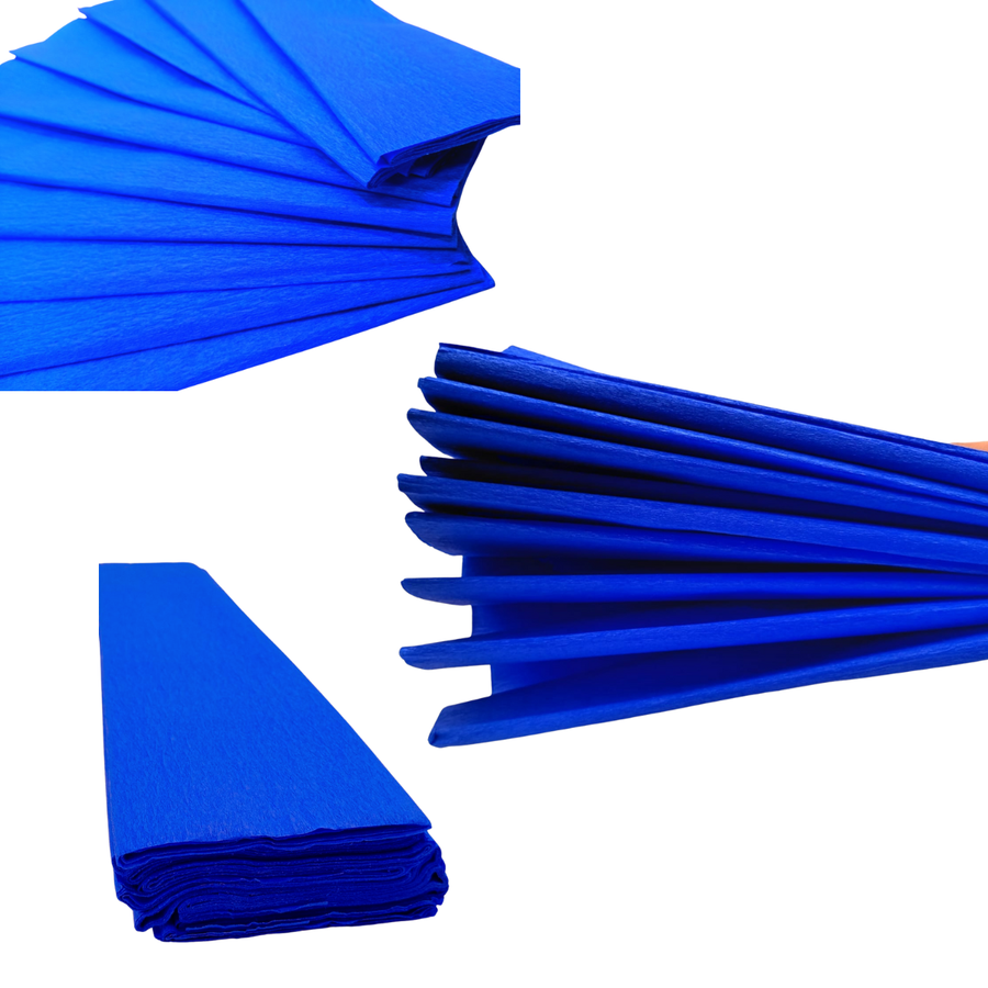 Papel Crepé Azul Rey - Decoración Elegante