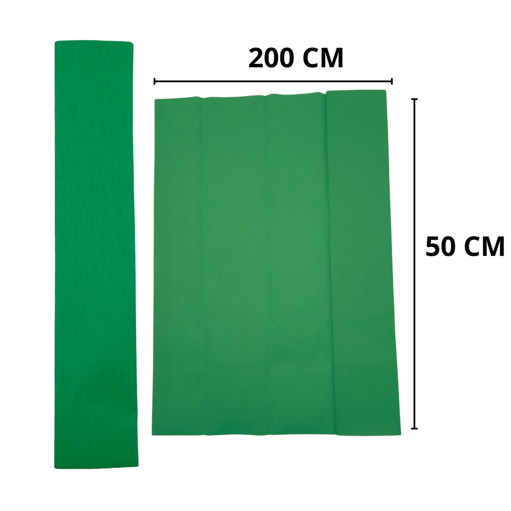 Papel Crepé Verde Bandera - Patrio Mexicano
