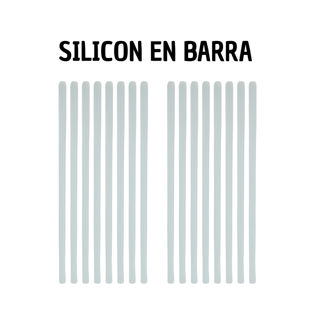Barras de Silicón 8 Piezas - Pack Básico