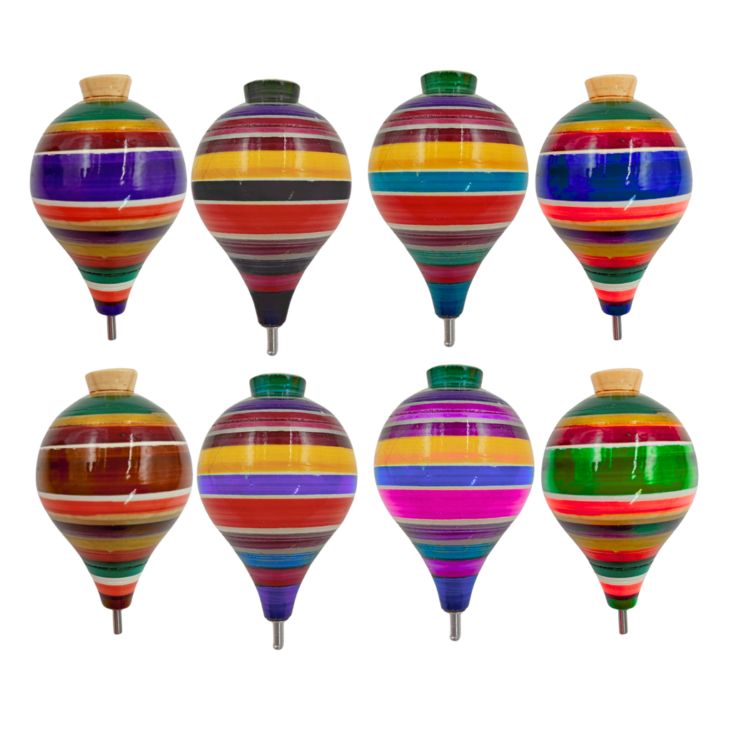Trompo de Madera Artesanal - Juguete Tradicional