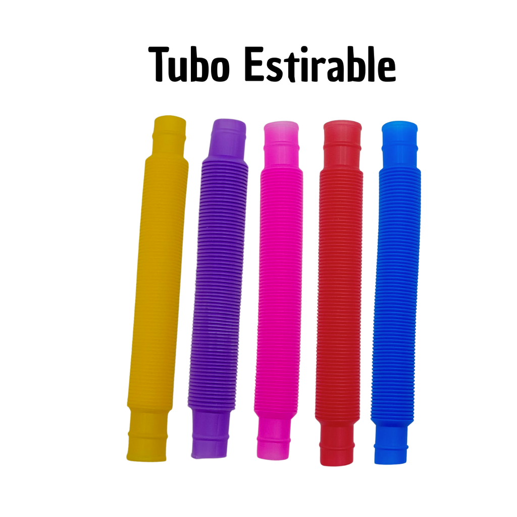 Tubo Pop It Estirable - Juguete Sensorial Sonoro