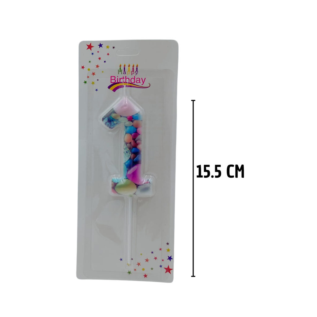 Velas Número para Pastel - Cumpleaños Clásico