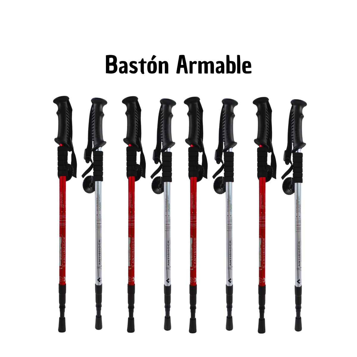 Bastón Plegable de Aluminio - Apoyo Seguro