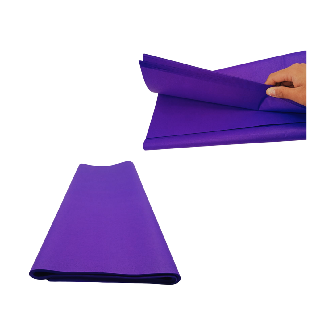 Papel China Morado 10 Pliegos - Manualidades Premium