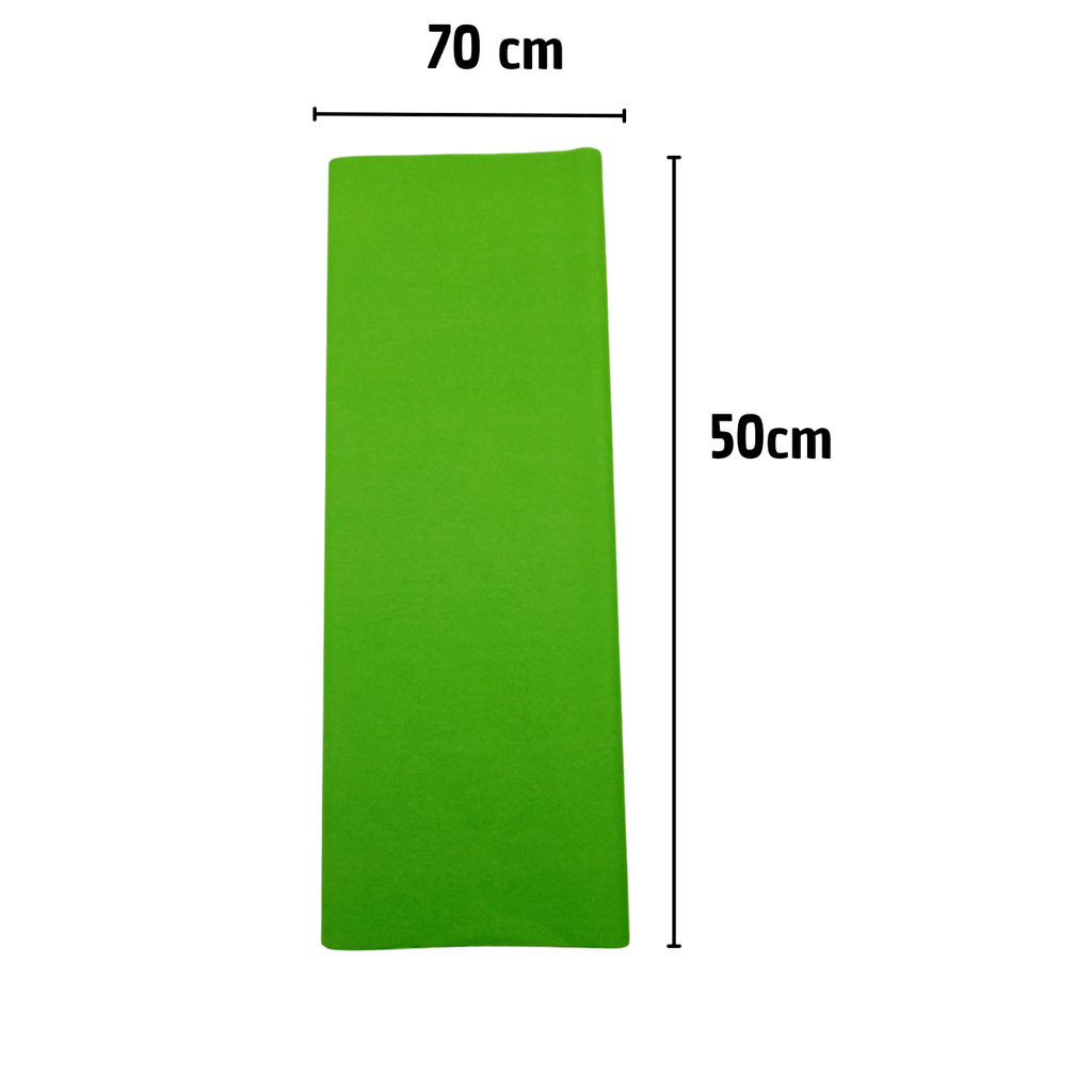 Papel China Verde 10 Pliegos - Naturaleza Creativa
