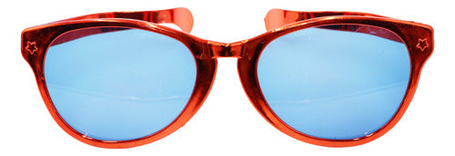 10 Lentes Gigantes Batucada Fiesta Boda Mayoreo Surtidas Colores
