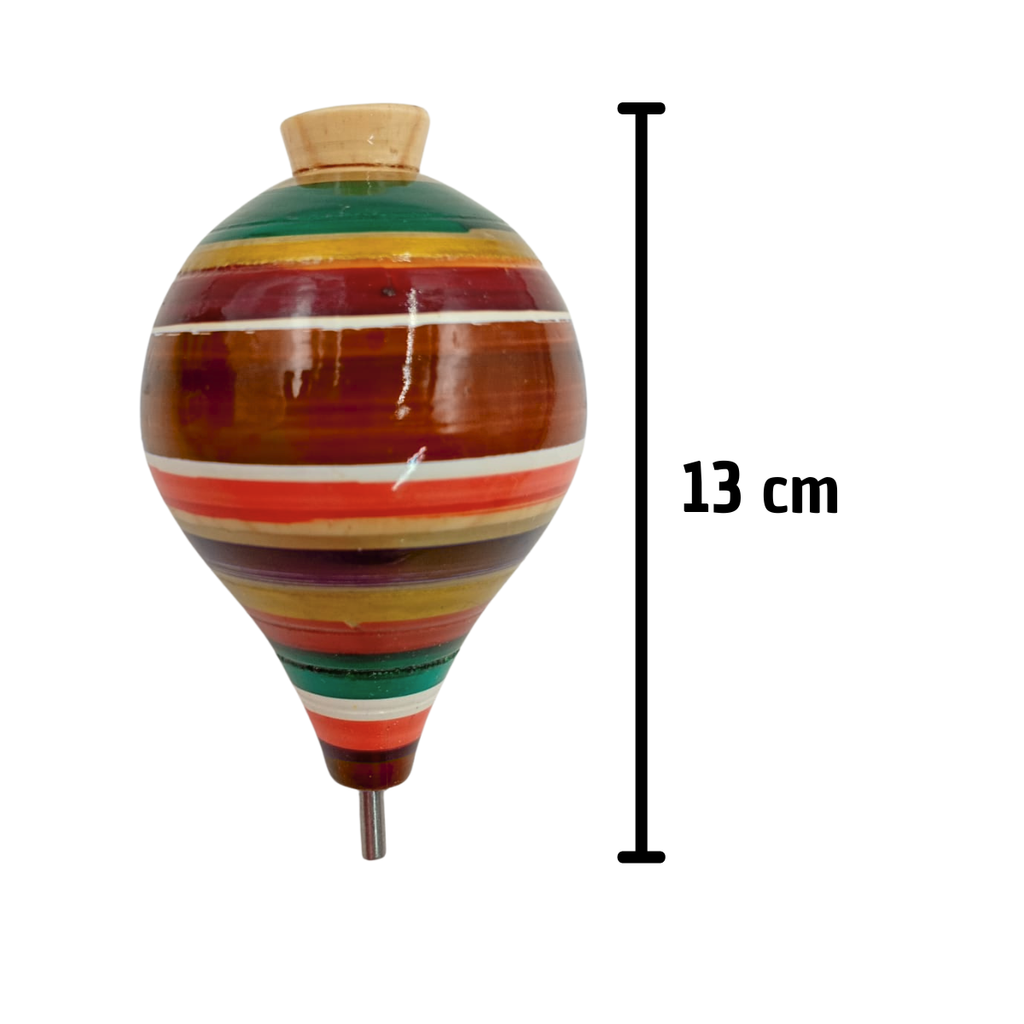 Trompo de Madera Artesanal - Juguete Tradicional