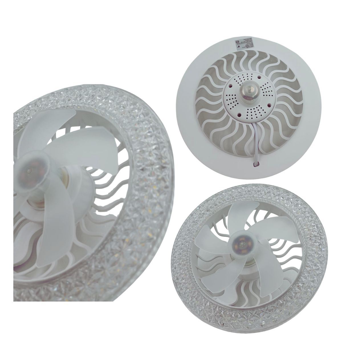 Foco LED con Ventilador Integrado - Iluminación y Ventilación 2en1